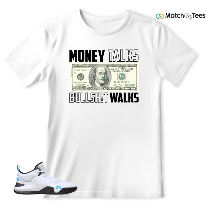 NIKE JORDAN STAY LOYAL 2 WHITE BLACK BLUE SNEAKER Matching Tees t-shirt