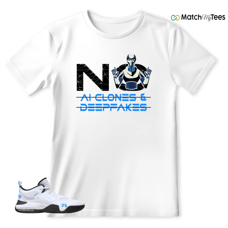 NIKE JORDAN STAY LOYAL 2 WHITE BLACK BLUE SNEAKER Matching Tees t-shirt