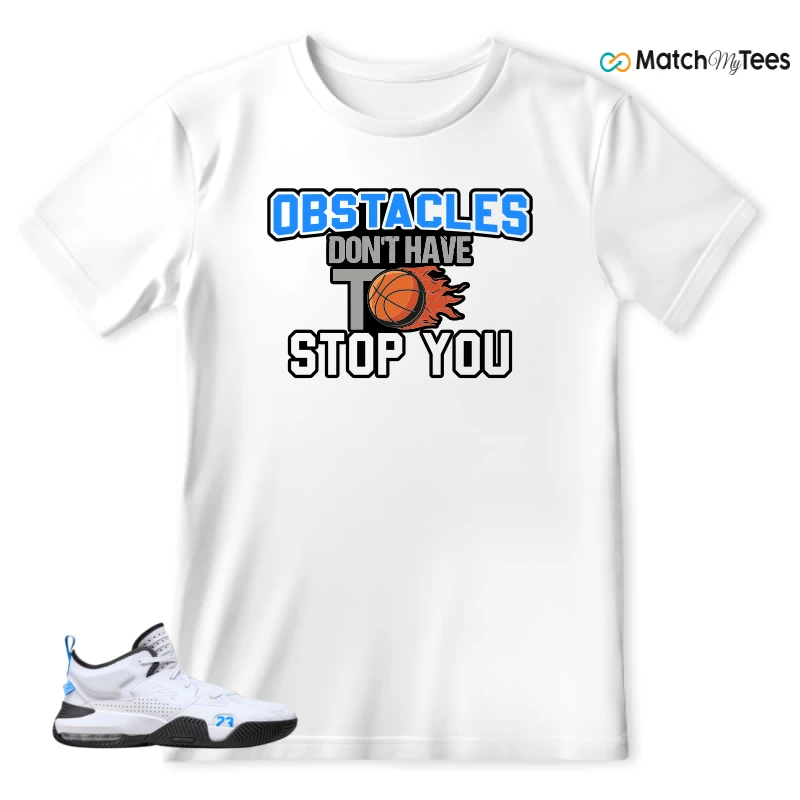 NIKE JORDAN STAY LOYAL 2 WHITE BLACK BLUE SNEAKER Matching Tees t-shirt