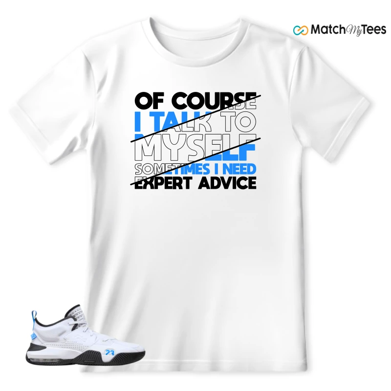 NIKE JORDAN STAY LOYAL 2 WHITE BLACK BLUE SNEAKER Matching Tees t-shirt