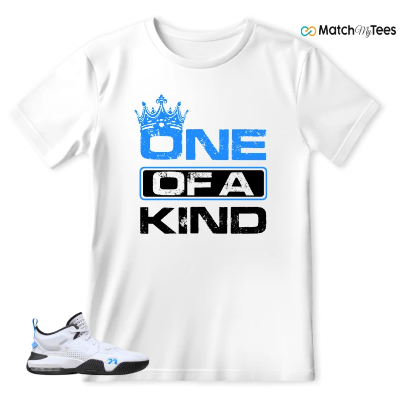 NIKE JORDAN STAY LOYAL 2 WHITE BLACK BLUE SNEAKER Matching Tees t-shirt