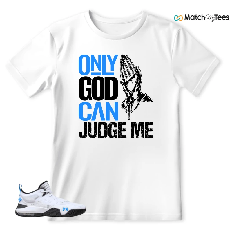 NIKE JORDAN STAY LOYAL 2 WHITE BLACK BLUE SNEAKER Matching Tees t-shirt