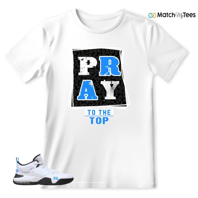 NIKE JORDAN STAY LOYAL 2 WHITE BLACK BLUE SNEAKER Matching Tees t-shirt