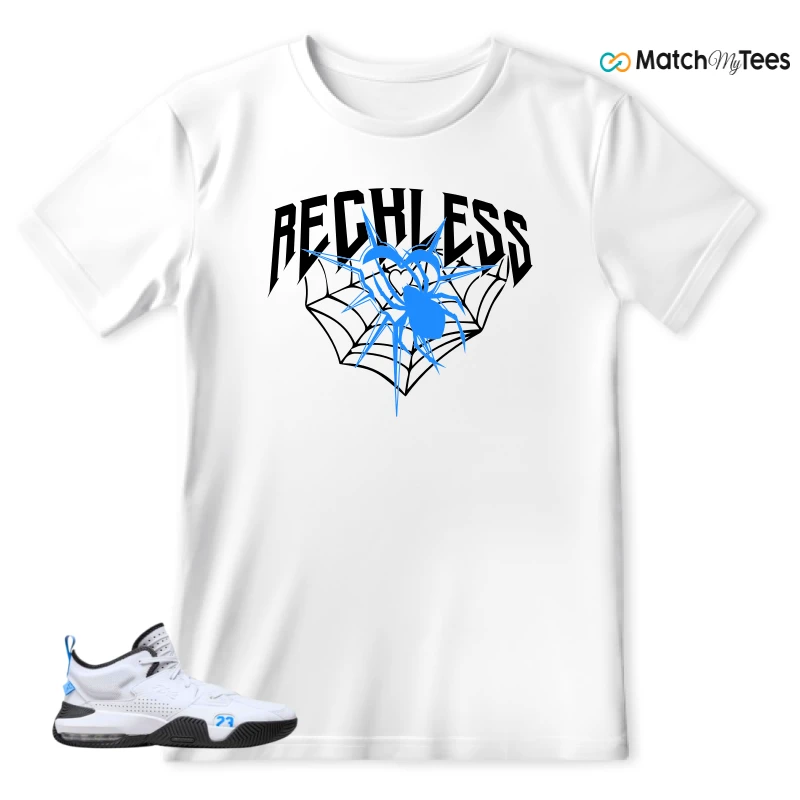NIKE JORDAN STAY LOYAL 2 WHITE BLACK BLUE SNEAKER Matching Tees t-shirt