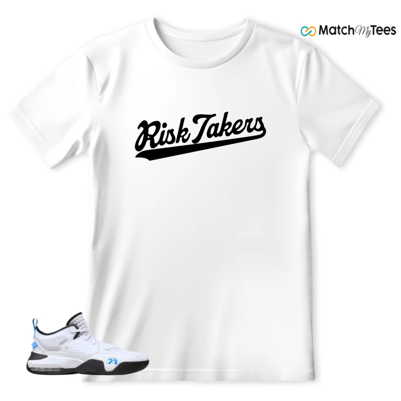 Risk Takers White matching T-shirt T-shirt