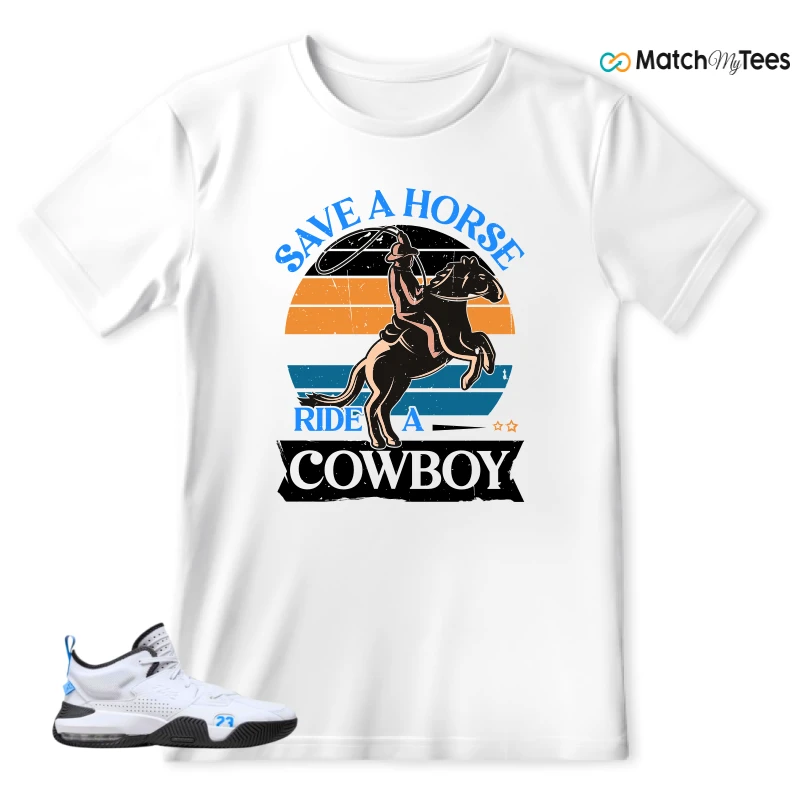 NIKE JORDAN STAY LOYAL 2 WHITE BLACK BLUE SNEAKER Matching Tees t-shirt