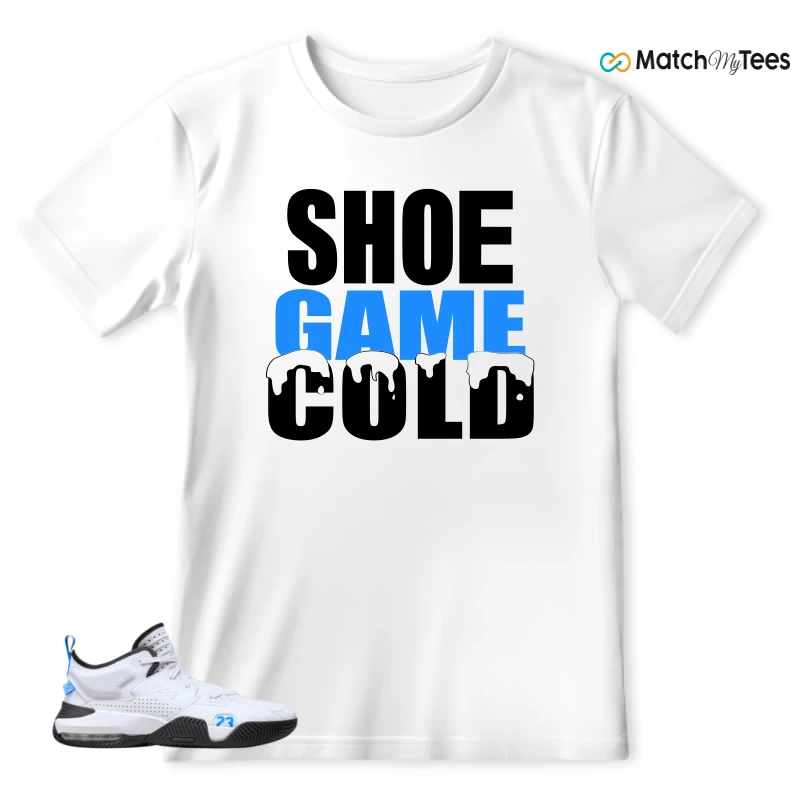 Shoe Game Cold White matching T-shirt T-shirt