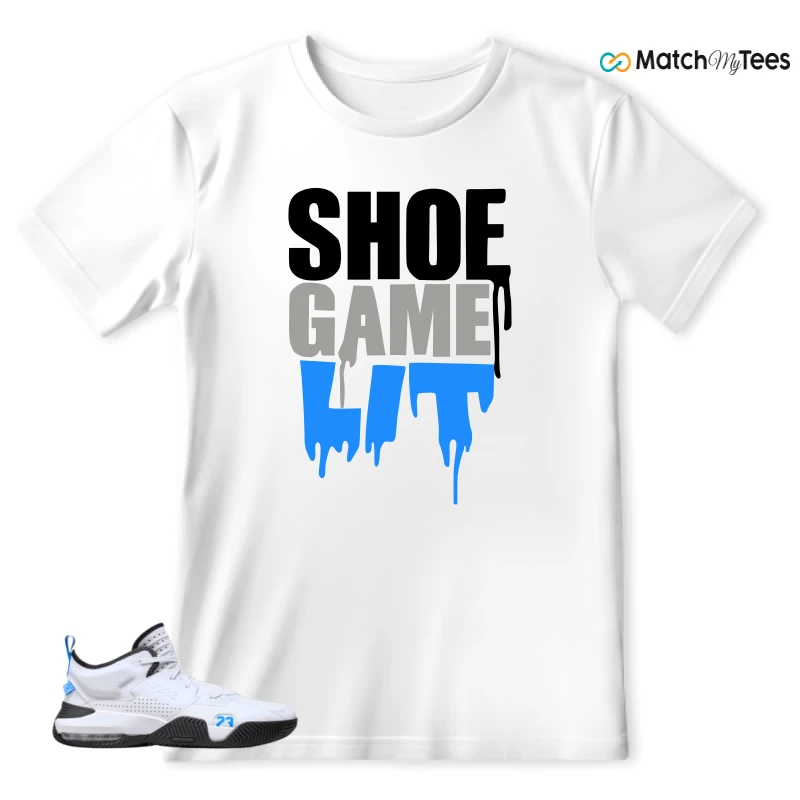 Shoe Game Lit White matching T-shirt T-shirt