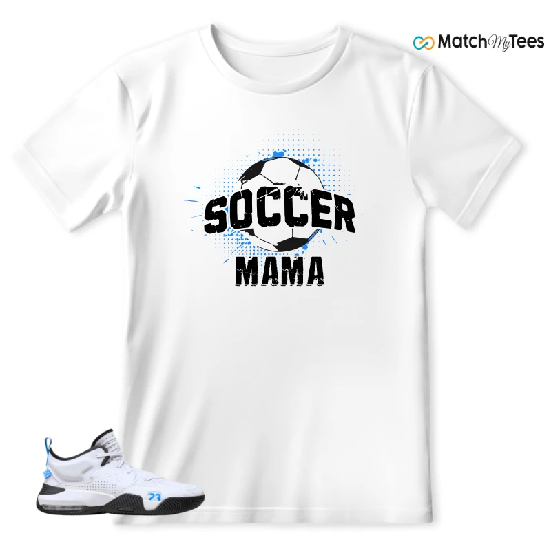 NIKE JORDAN STAY LOYAL 2 WHITE BLACK BLUE SNEAKER Matching Tees t-shirt