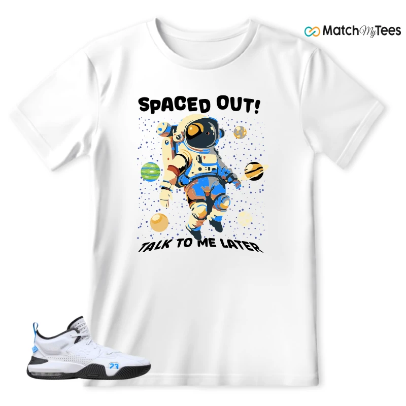 NIKE JORDAN STAY LOYAL 2 WHITE BLACK BLUE SNEAKER Matching Tees t-shirt
