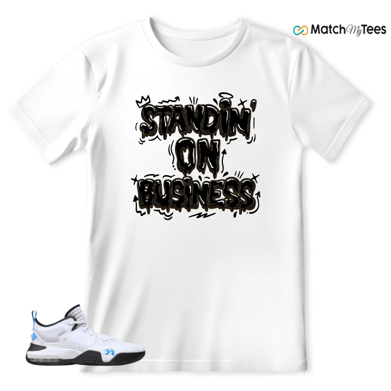 NIKE JORDAN STAY LOYAL 2 WHITE BLACK BLUE SNEAKER Matching Tees t-shirt