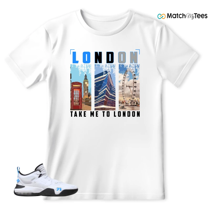 NIKE JORDAN STAY LOYAL 2 WHITE BLACK BLUE SNEAKER Matching Tees t-shirt