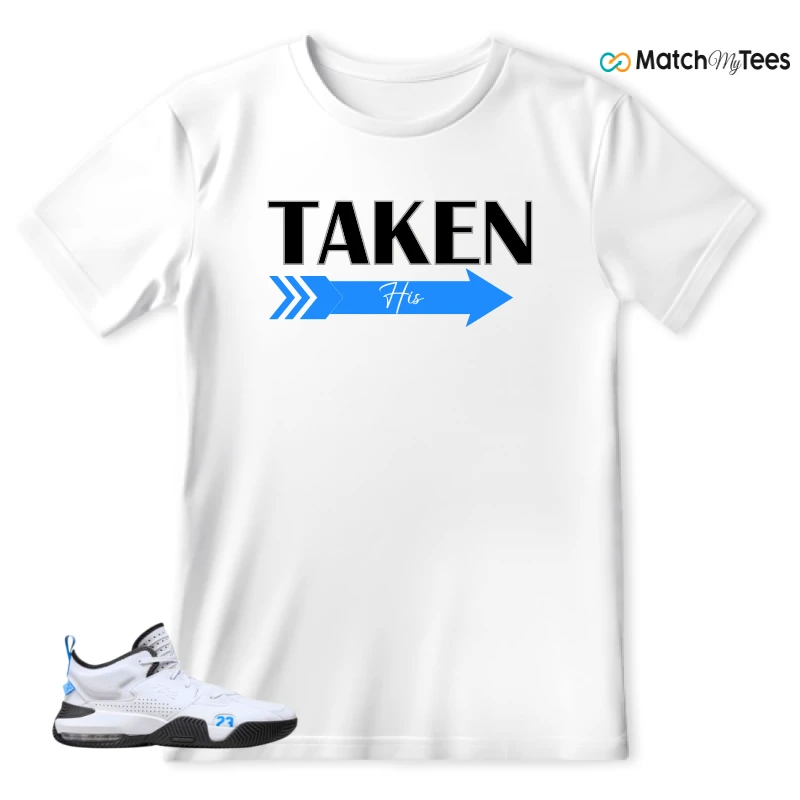 NIKE JORDAN STAY LOYAL 2 WHITE BLACK BLUE SNEAKER Matching Tees t-shirt