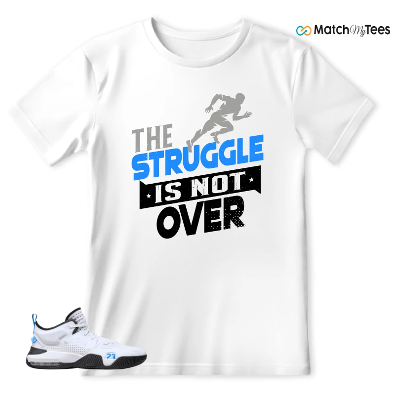 NIKE JORDAN STAY LOYAL 2 WHITE BLACK BLUE SNEAKER Matching Tees t-shirt