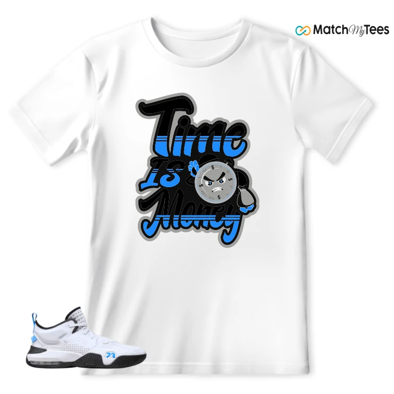 NIKE JORDAN STAY LOYAL 2 WHITE BLACK BLUE SNEAKER Matching Tees t-shirt