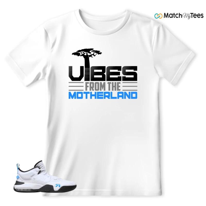 NIKE JORDAN STAY LOYAL 2 WHITE BLACK BLUE SNEAKER Matching Tees t-shirt