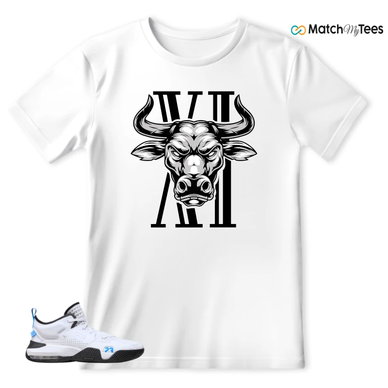 NIKE JORDAN STAY LOYAL 2 WHITE BLACK BLUE SNEAKER Matching Tees t-shirt
