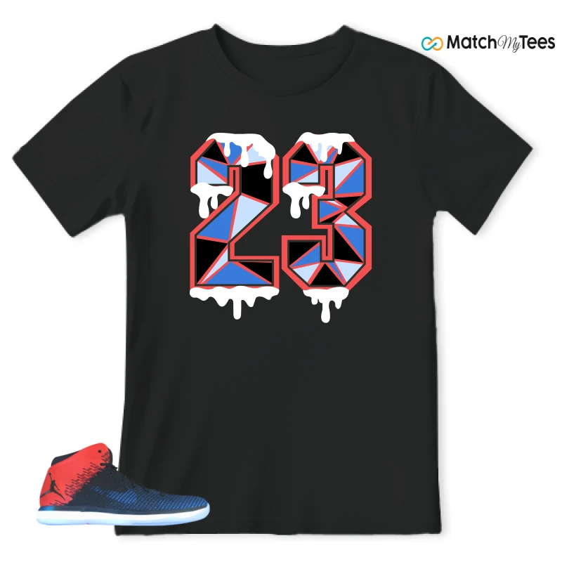 NIKE JORDAN XXX1 QUAI 54 (2017) (PE) SNEAKER Matching Tees t-shirt