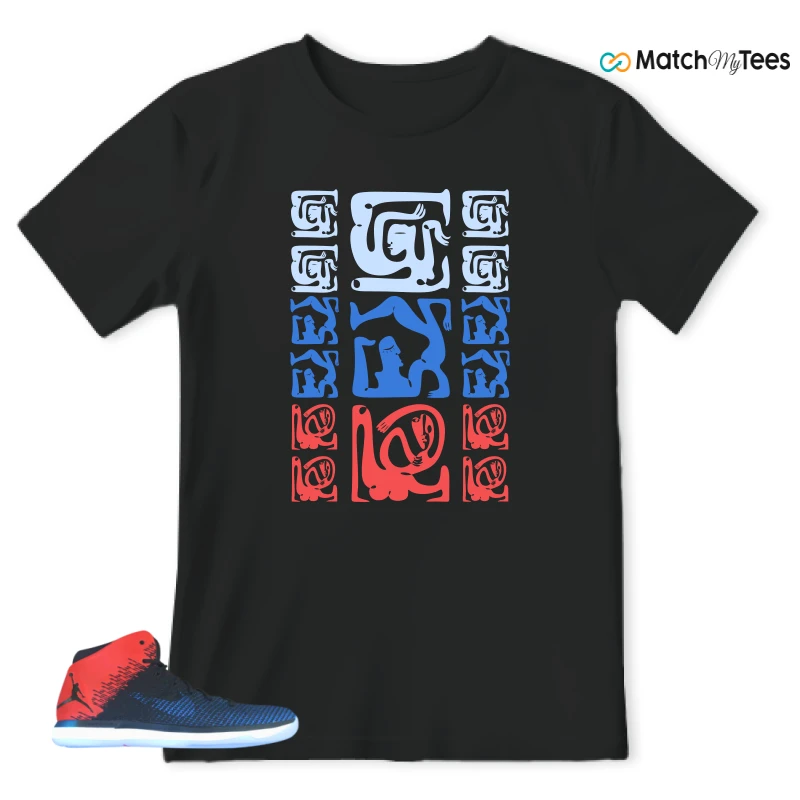 NIKE JORDAN XXX1 QUAI 54 (2017) (PE) SNEAKER Matching Tees t-shirt