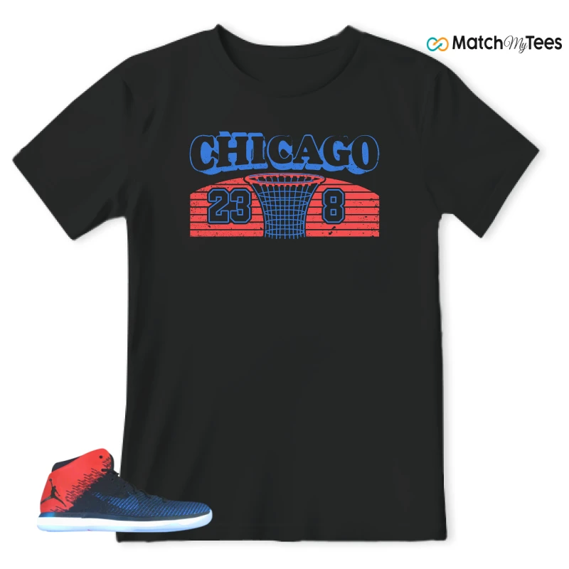 NIKE JORDAN XXX1 QUAI 54 (2017) (PE) SNEAKER Matching Tees t-shirt