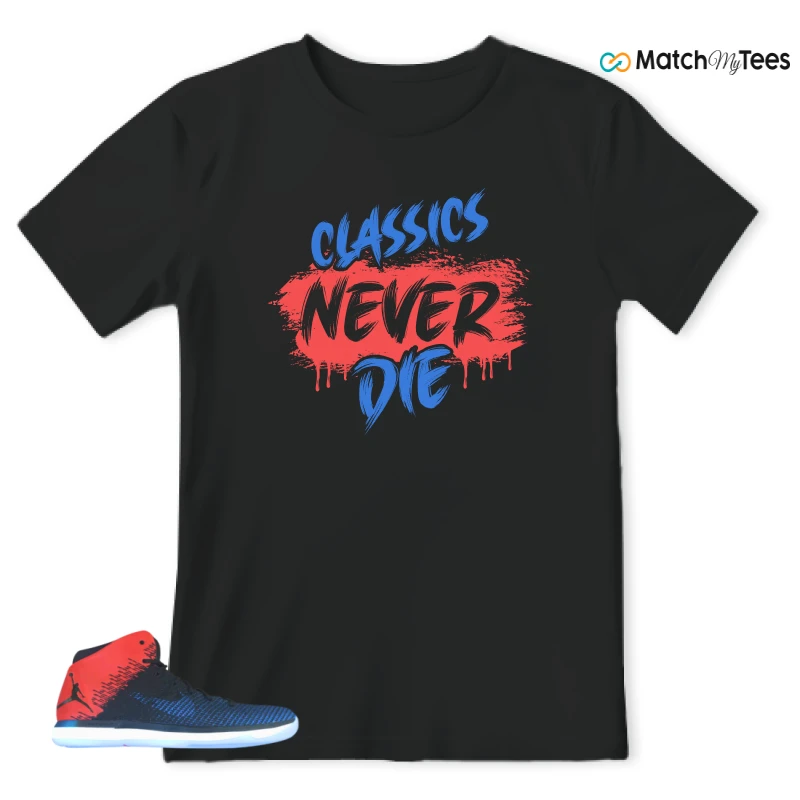 NIKE JORDAN XXX1 QUAI 54 (2017) (PE) SNEAKER Matching Tees t-shirt