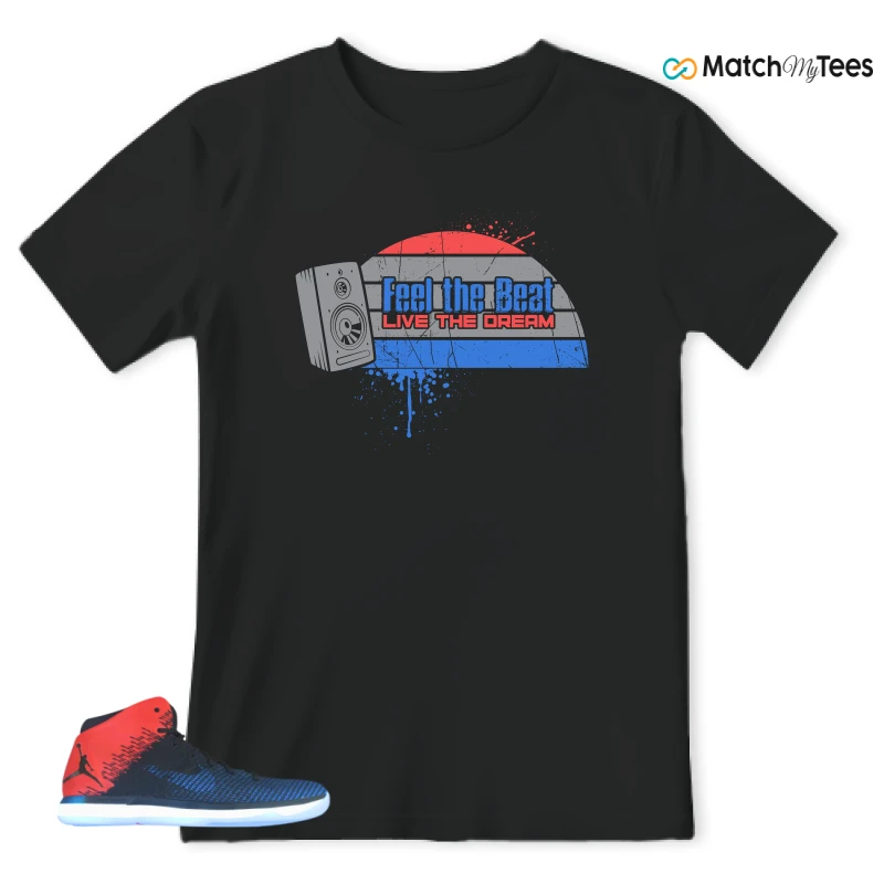 NIKE JORDAN XXX1 QUAI 54 (2017) (PE) SNEAKER Matching Tees t-shirt