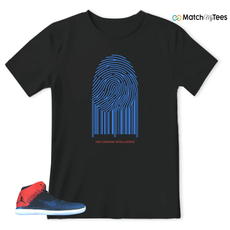 Fingerprint Morphs Black matching T-shirt T-shirt