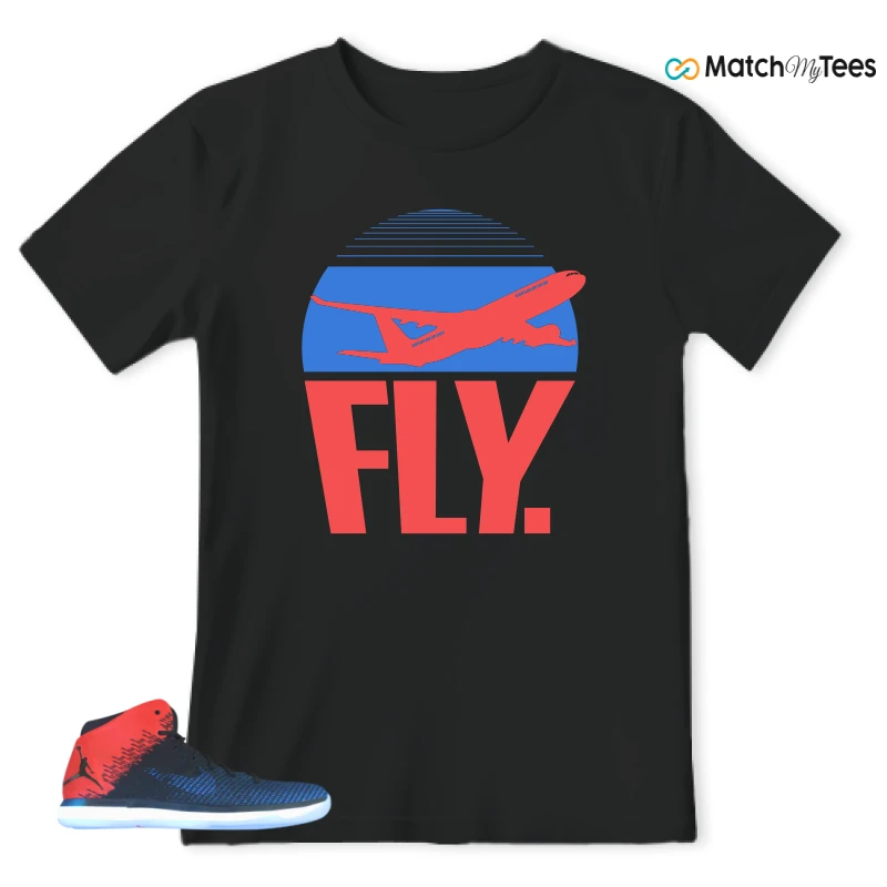 NIKE JORDAN XXX1 QUAI 54 (2017) (PE) SNEAKER Matching Tees t-shirt