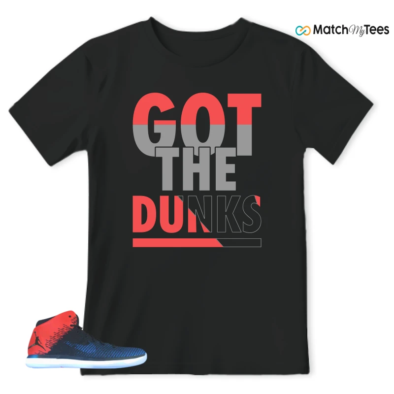 NIKE JORDAN XXX1 QUAI 54 (2017) (PE) SNEAKER Matching Tees t-shirt