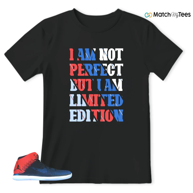 I Am Not Perfect Black matching T-shirt T-shirt