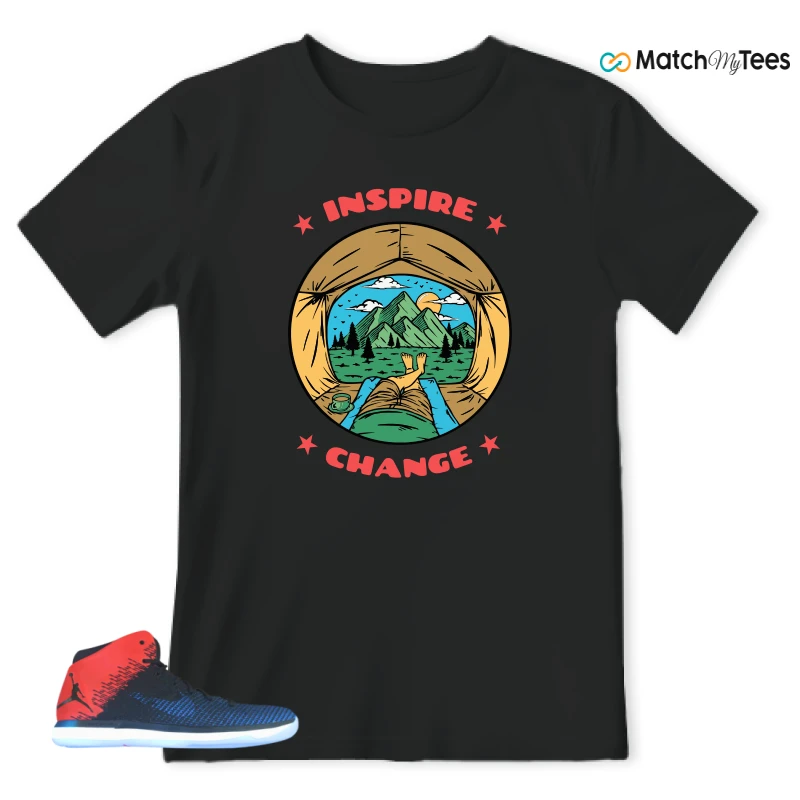 NIKE JORDAN XXX1 QUAI 54 (2017) (PE) SNEAKER Matching Tees t-shirt