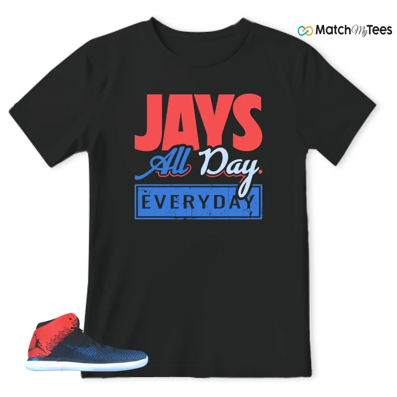 NIKE JORDAN XXX1 QUAI 54 (2017) (PE) SNEAKER Matching Tees t-shirt