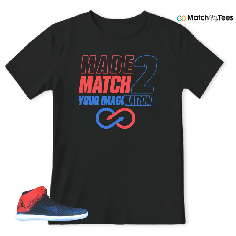 NIKE JORDAN XXX1 QUAI 54 (2017) (PE) SNEAKER Matching Tees t-shirt
