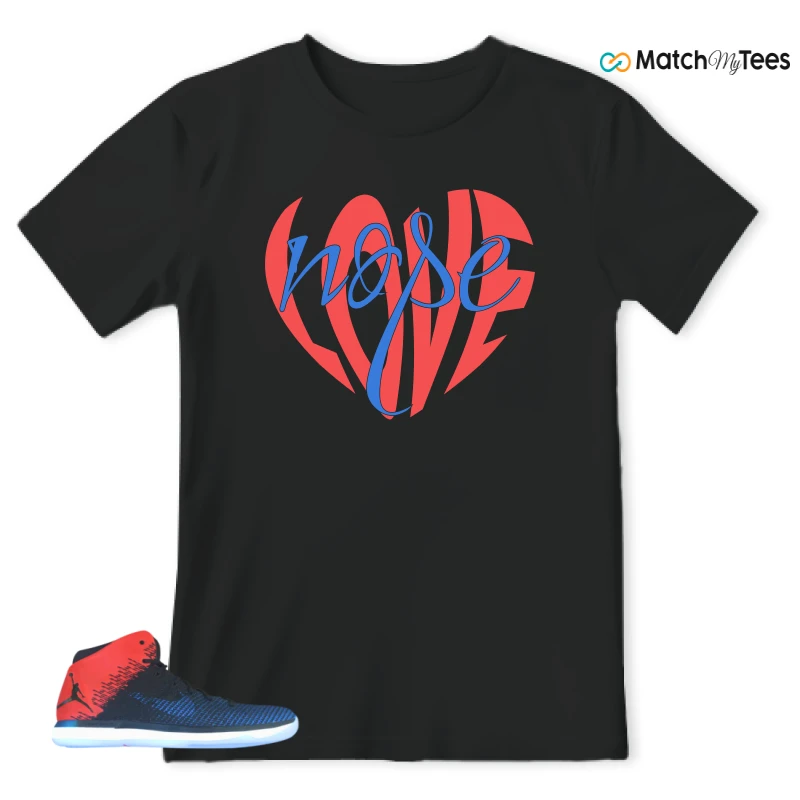 NIKE JORDAN XXX1 QUAI 54 (2017) (PE) SNEAKER Matching Tees t-shirt