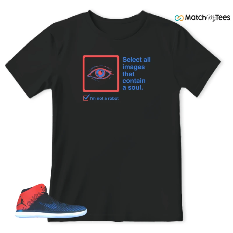 reCAPTCHA Black matching T-shirt T-shirt