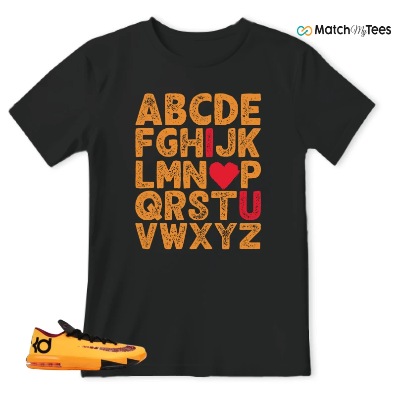 NIKE KD 6 PEANUT BUTTER JELLY SNEAKER Matching Tees t-shirt