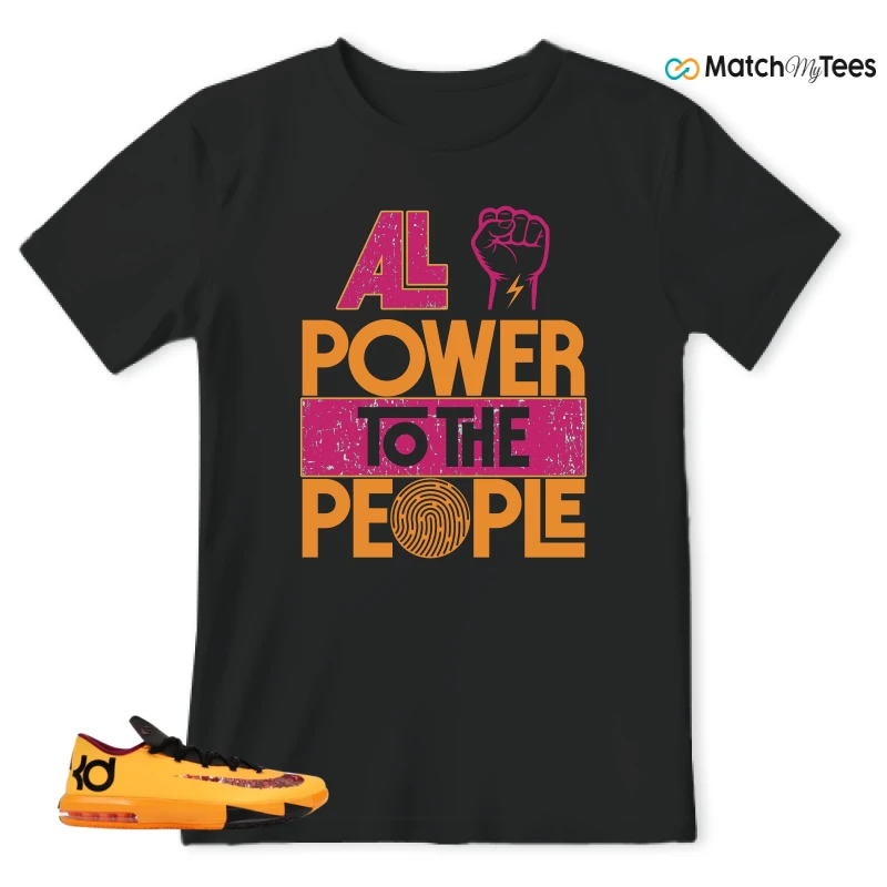 NIKE KD 6 PEANUT BUTTER JELLY SNEAKER Matching Tees t-shirt