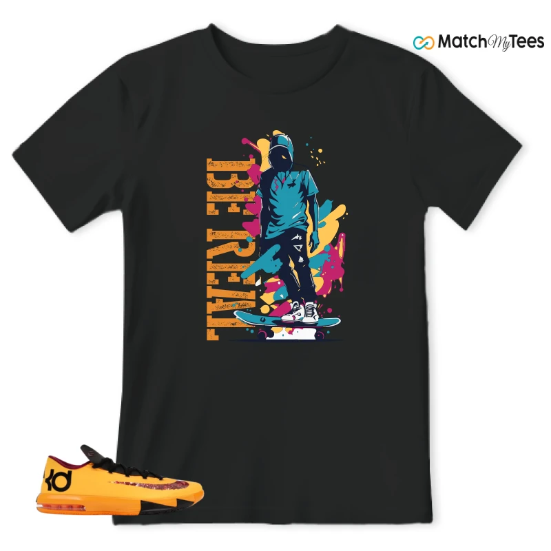 NIKE KD 6 PEANUT BUTTER JELLY SNEAKER Matching Tees t-shirt