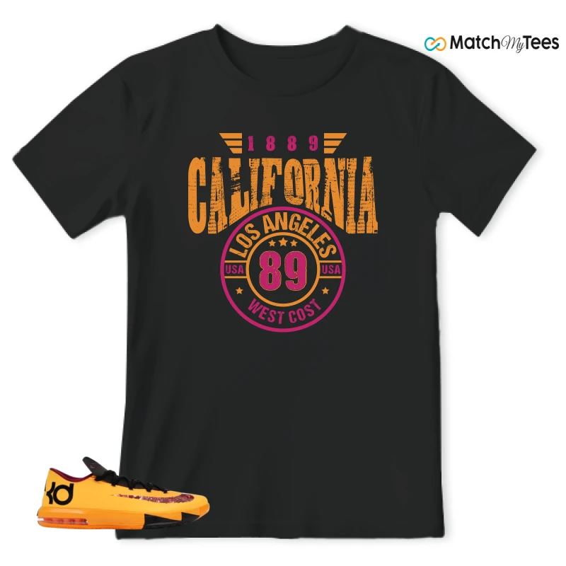 NIKE KD 6 PEANUT BUTTER JELLY SNEAKER Matching Tees t-shirt