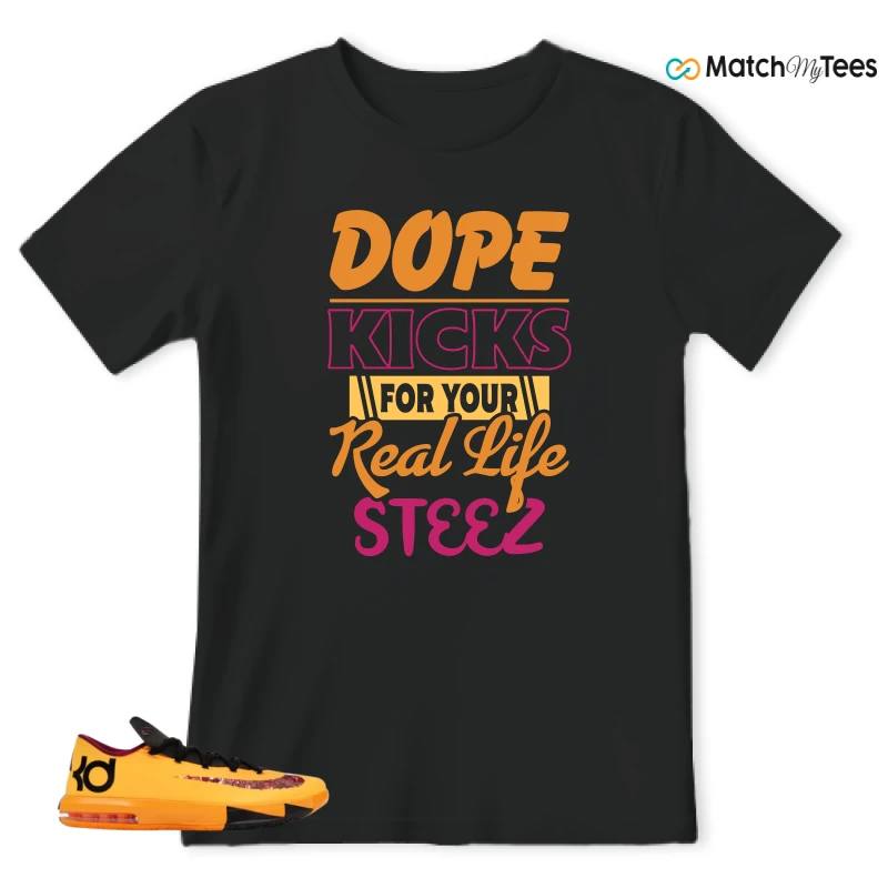 NIKE KD 6 PEANUT BUTTER JELLY SNEAKER Matching Tees t-shirt