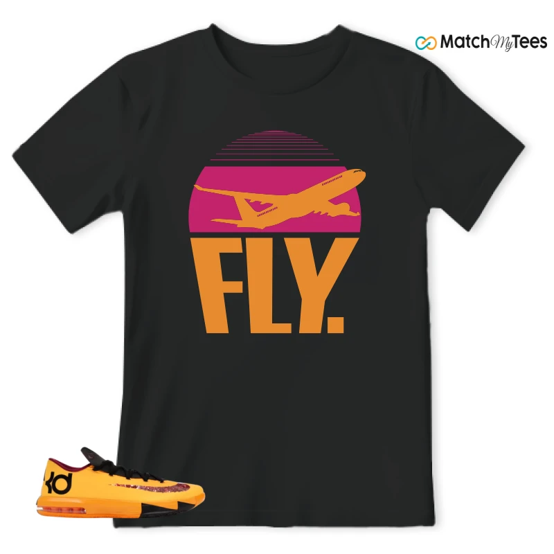 NIKE KD 6 PEANUT BUTTER JELLY SNEAKER Matching Tees t-shirt
