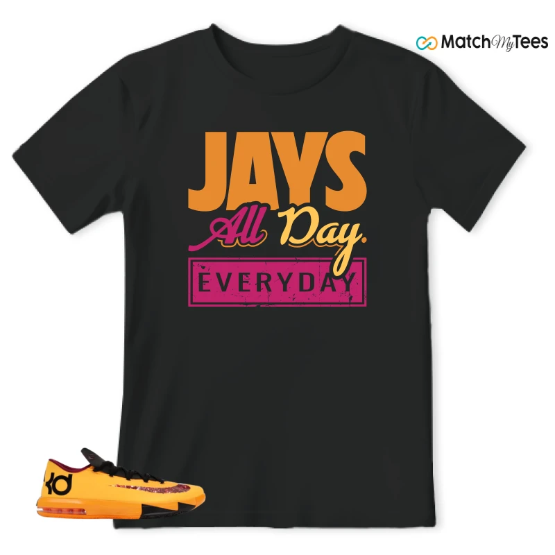 NIKE KD 6 PEANUT BUTTER JELLY SNEAKER Matching Tees t-shirt