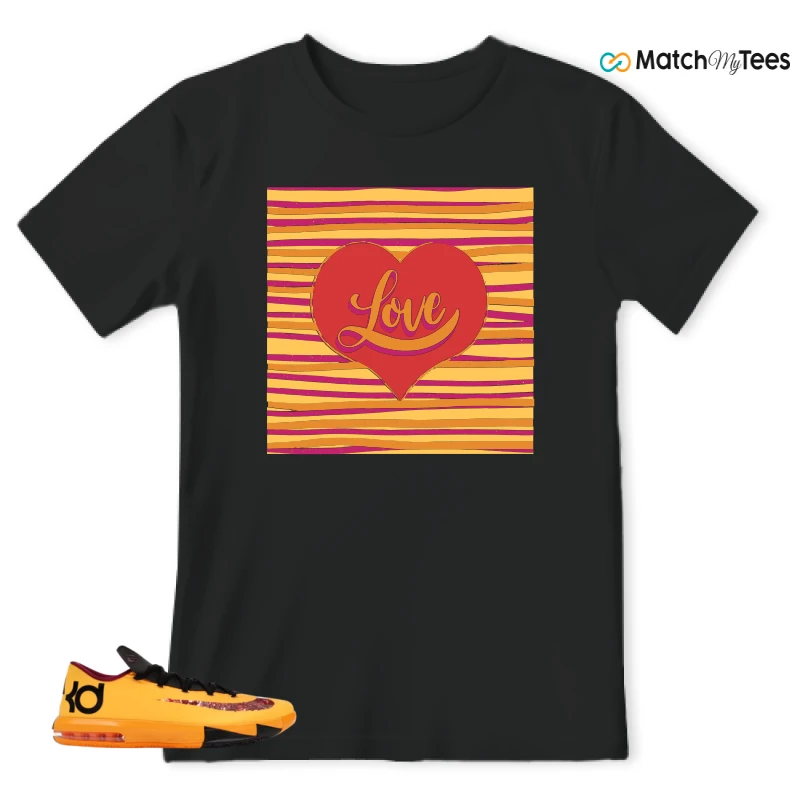 NIKE KD 6 PEANUT BUTTER JELLY SNEAKER Matching Tees t-shirt