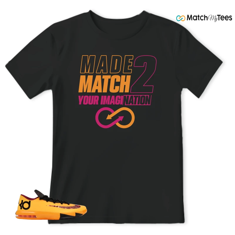NIKE KD 6 PEANUT BUTTER JELLY SNEAKER Matching Tees t-shirt