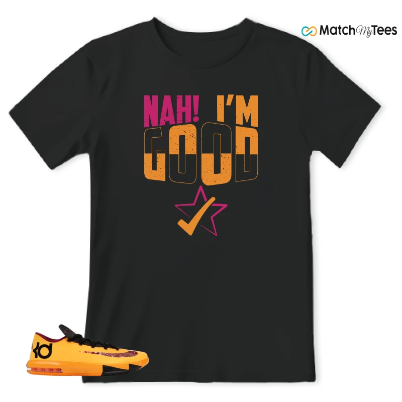 NIKE KD 6 PEANUT BUTTER JELLY SNEAKER Matching Tees t-shirt