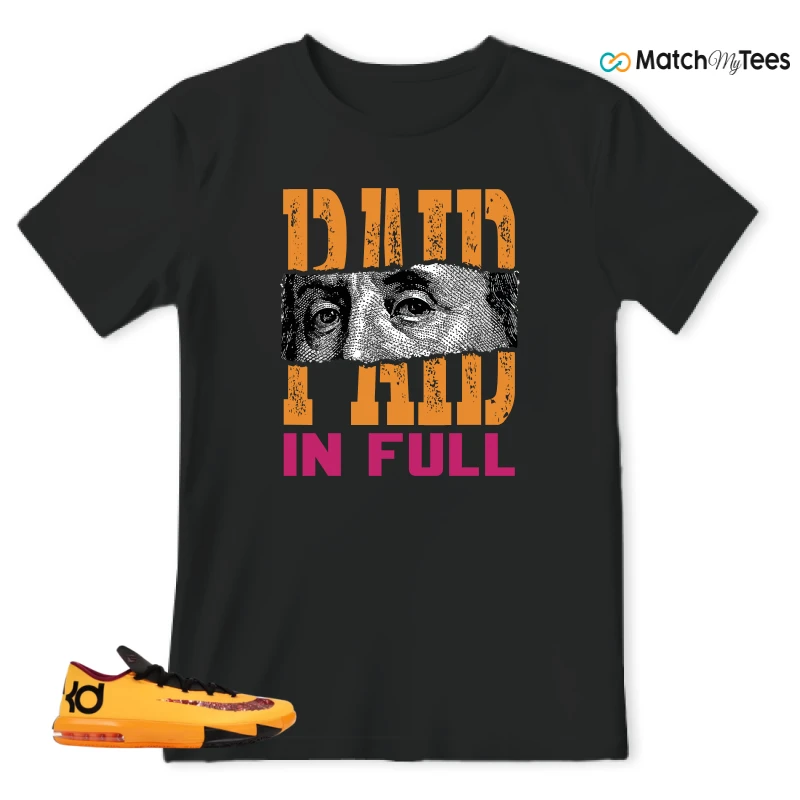 NIKE KD 6 PEANUT BUTTER JELLY SNEAKER Matching Tees t-shirt