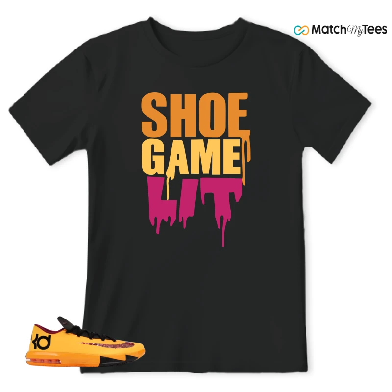 NIKE KD 6 PEANUT BUTTER JELLY SNEAKER Matching Tees t-shirt