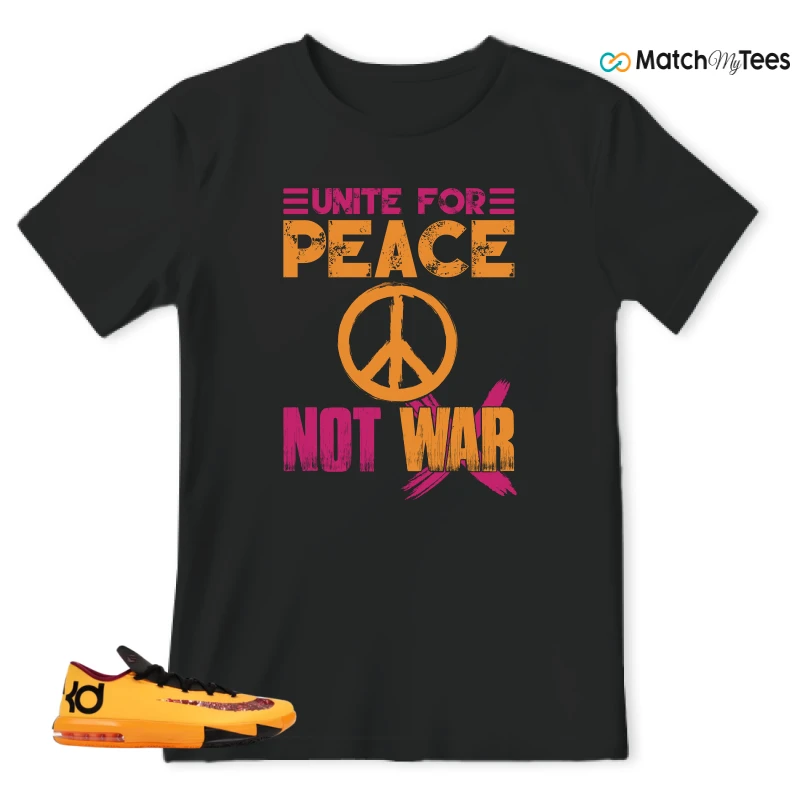 NIKE KD 6 PEANUT BUTTER JELLY SNEAKER Matching Tees t-shirt