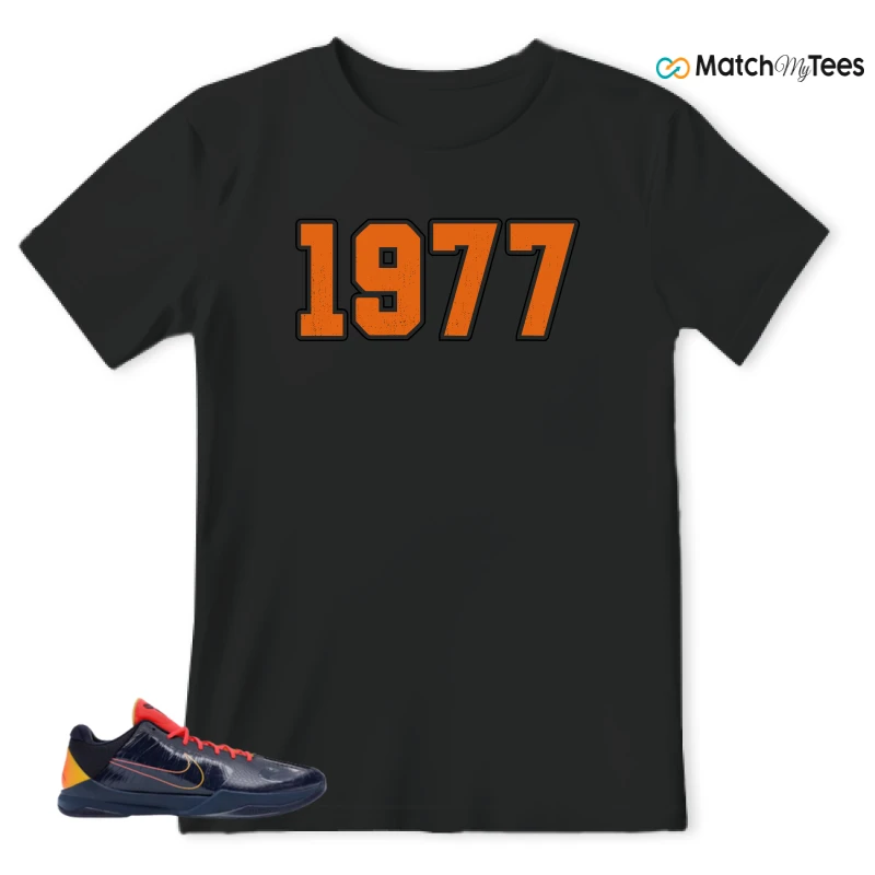 NIKE KOBE 5 PROTRO CAITLIN CLARK INDIANA FEVER SNEAKER Matching Tees t-shirt