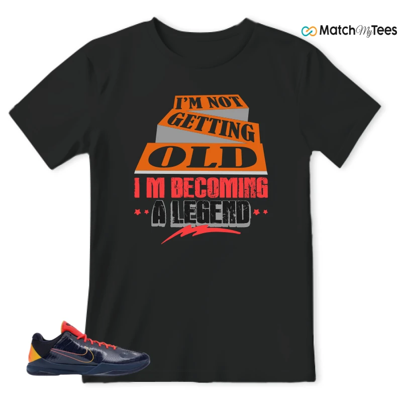 NIKE KOBE 5 PROTRO CAITLIN CLARK INDIANA FEVER SNEAKER Matching Tees t-shirt